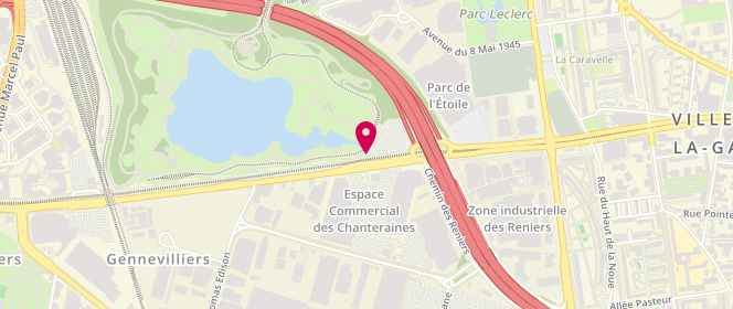 Plan de Centre Loisirs Jeunesse et Police Clj 92, 51 Avenue Charles de Gaulle, 92230 Gennevilliers