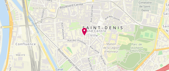 Plan de Accueil de loisirs maternel Puy Pensot, 6 Rue E.connoy, 93200 Saint-Denis