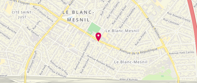 Plan de Accueil de loisirs primaire République, 74 Avenue de la République, 93150 Le Blanc-Mesnil
