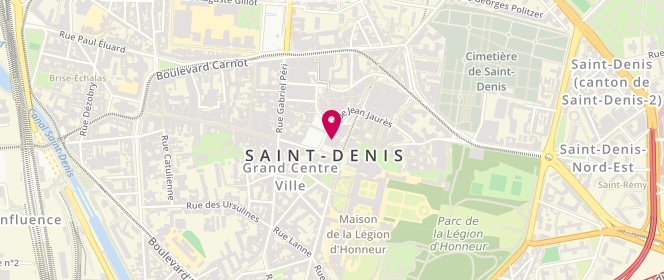 Plan de Accueil de loisirs maternel Les Gueldres, Rue du Square de Geyter, 93200 Saint-Denis