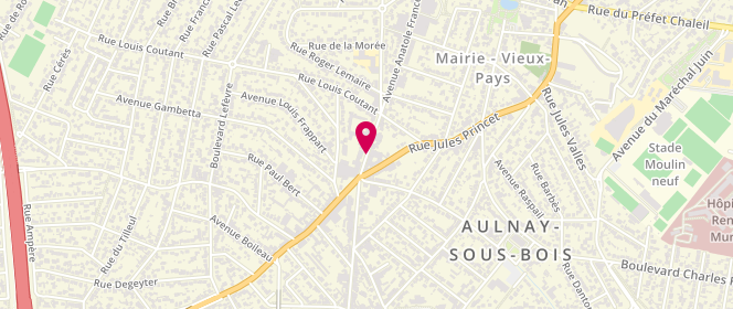 Plan de Centre de loisirs Anatole France, 43 Avenue Anatole France, 93600 Aulnay-sous-Bois