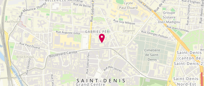 Plan de Accueil de loisirs maternel et primaire D.Sorano, 5 Boulevard Félix Faure, 93200 Saint-Denis