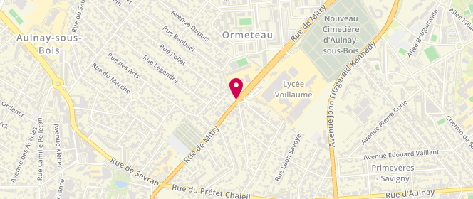 Plan de Accueil de loisirs Maternel et Primaire Ormeteau, 137 Bis Rue de Mitry, 93600 Aulnay-sous-Bois