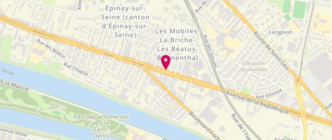 Plan de Accueil de loisirs primaire et adolescent Tous Azimuts de la Source Les Pr, 177 Avenue de la République, 93800 Épinay-sur-Seine