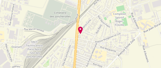 Plan de Accueil de loisirs maternel Joliot Curie, 10 Rue Joliot Curie, 93380 Pierrefitte-sur-Seine