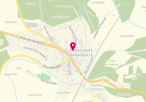 Plan de Accueil périscolaire, Rue Mathiot, 54470 Thiaucourt-Regniéville