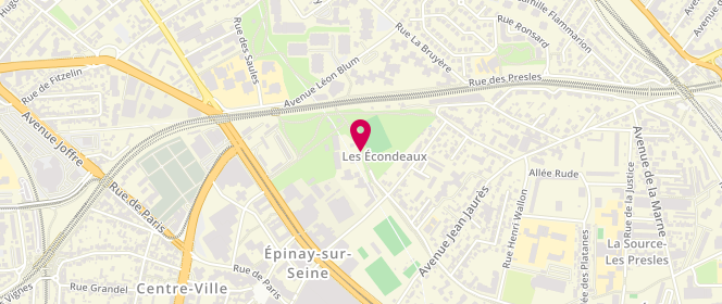 Plan de Accueil de loisirs primaire et adolescent Lacépède, 5 Rue de la Chevrette, 93800 Épinay-sur-Seine