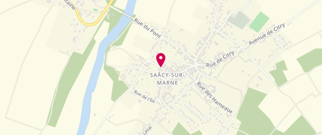 Plan de Accueil de loisirs De Saacy, Rue des Ecoles, 77730 Saâcy-sur-Marne