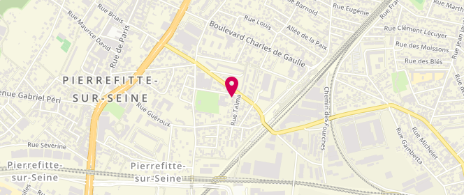Plan de Accueil de loisirs elementaire F.Lemaître, 28/30 Rue F.lemaître, 93380 Pierrefitte-sur-Seine