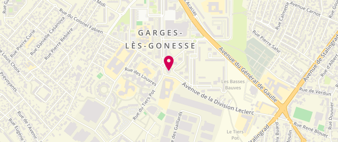 Plan de Centre de loisirs maternel, Ecole Maternelle Jean Effel, 95140 Garges-lès-Gonesse