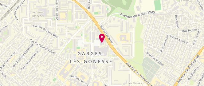 Plan de Centre de loisirs élémentaire, Ecole Élémentaire Louis Pasteur, 95140 Garges-lès-Gonesse