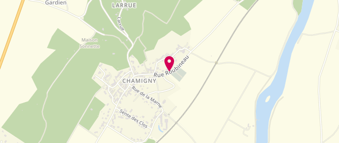 Plan de Accueil de loisirs De Chamigny, Rue Roubineau, 77260 Chamigny