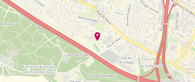 Plan de Fontaine-Bertin, 8 Rue de l'Hostellerie, 95130 Franconville