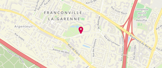 Plan de Jules Ferry, Rue d'Ermont, 95130 Franconville