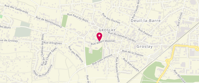 Plan de Accueil de loisirs De Groslay, 11 Rue Albert Moulinier, 95410 Groslay