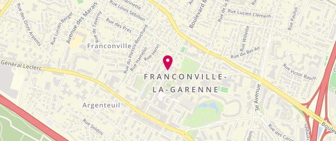 Plan de Centre de loisirs maternels Buisson, 18 Boulevard Maurice Berteaux, 95130 Franconville