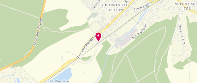 Plan de La Halle aux jeunes, 3 Place de la Gare, 27190 La Bonneville-sur-Iton