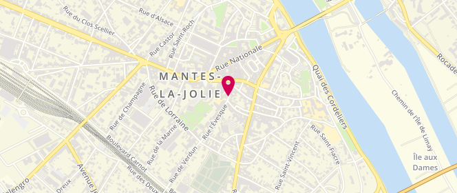 Plan de Accueil de loisirs - Marie Curie, Place Armand-Cassan, 78200 Mantes-la-Jolie