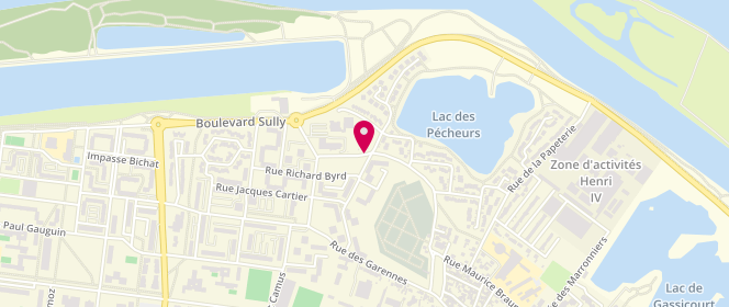 Plan de Accueil de loisirs - Les Violettes - Les Campanules - Jacques Yves Cousteau, Rue René Duguay Trouin, 78200 Mantes-la-Jolie
