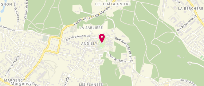 Plan de Accueil de loisirs Andilly, 30 Rue, 95580 Andilly