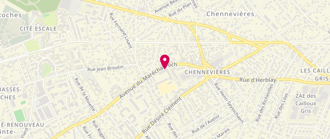 Plan de Accueil de loisirs - Les Chennevieres - Maternel et Elementaire, 170 Avenue Foch, 78700 Conflans-Sainte-Honorine