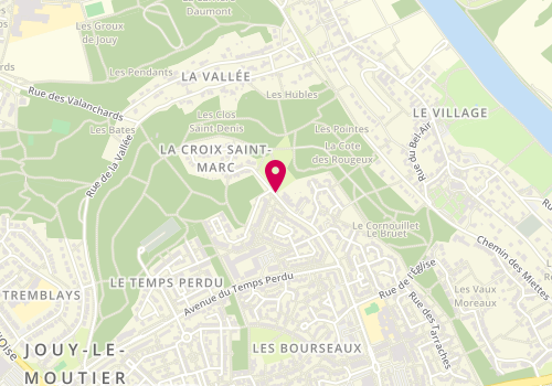 Plan de Centre de loisirs des Rougeux, 1 Avenue des Bruzacques, 95280 Jouy-le-Moutier