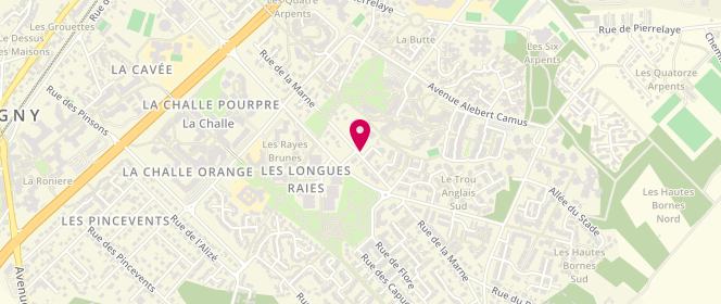 Plan de Accueil - Péri scolaire maternelle et élémentaire des Dix Arpents, 89 Rue de la Marne, 95610 Éragny