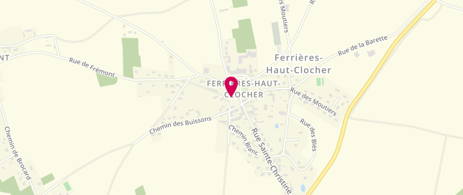 Plan de Accueil de loisirs, 2 Rue Sainte Christine, 27190 Ferrières-Haut-Clocher