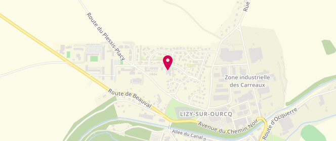 Plan de périscolaire Bellevue, 5 Avenue du Général de Gaulle, 77440 Lizy-sur-Ourcq