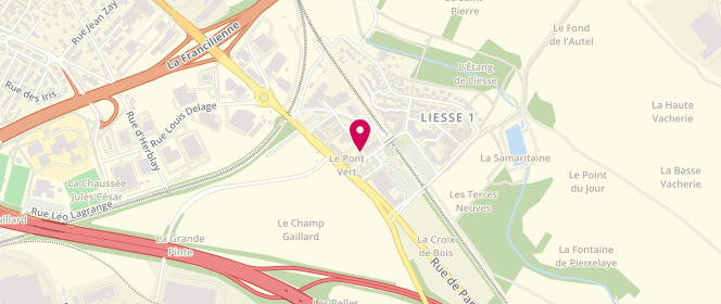 Plan de Accueil de loisirs Primaire Val de Liesse, 2 - 4 Rue du Pont Vert, 95310 Saint-Ouen-l'Aumône
