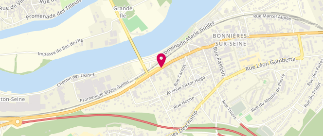 Plan de Accueil de loisirs - Georgette Agutte, 51 Rue Marcel Sembat, 78270 Bonnières-sur-Seine
