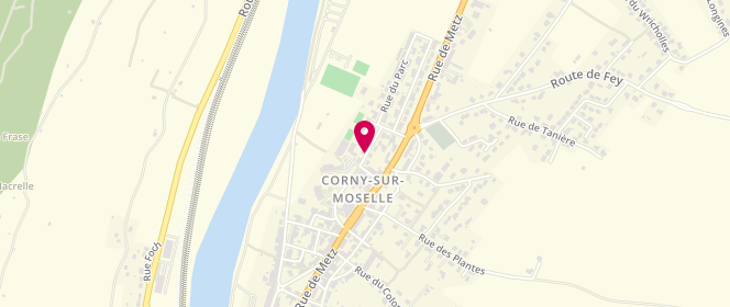 Plan de Cc Mad Et Moselle - Corny Sur Moselle - périscolaire/extrascolaire, Rue Saint Martin, 57680 Corny-sur-Moselle