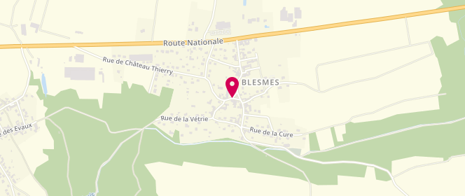 Plan de Accueil de loisirs De Blesmes, Place de la Mairie, 02400 Blesmes