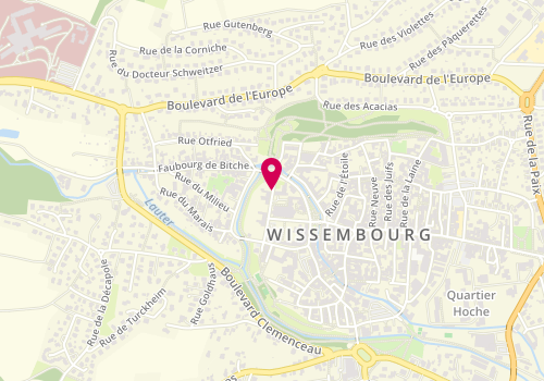 Plan de Scouts Et Guides De France - Groupe Wissembourg, 1 Rue du Chapitre, 67160 Wissembourg