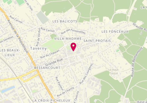 Plan de Saint Exupery Lamartine Simone Veil, Place du 30 Août, 95550 Bessancourt