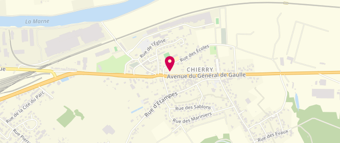 Plan de Accueil de loisirs Chierry, Place Irène Joliot Curie, 02400 Chierry