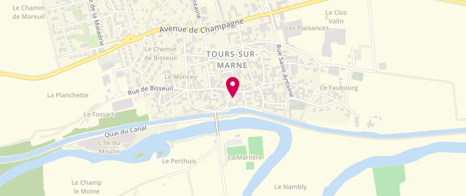 Plan de Accueil de loisirs Accueil Ados Tours sur Marne, Non Communiqué, 51150 Tours-sur-Marne