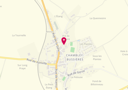 Plan de Accueil périscolaire, Rue de l'Eglise, 54890 Chambley-Bussières