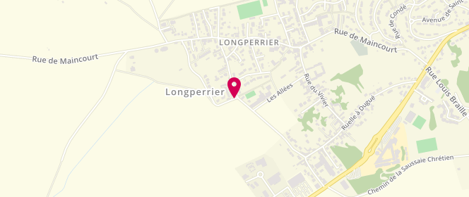Plan de Accueil de loisirs de Longperrier, Chemin du Gazon, 77230 Longperrier
