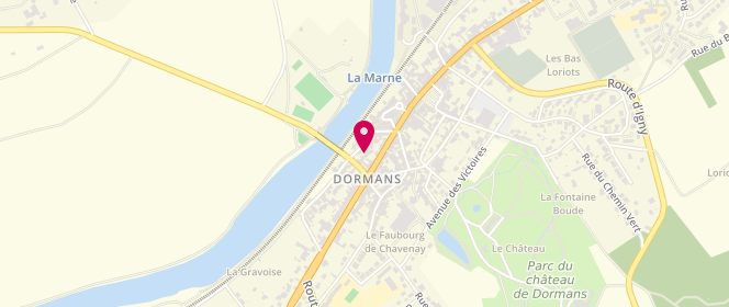 Plan de Accueil de loisirs Dormans, 3 Rue du Général Leclerc, 51700 Dormans