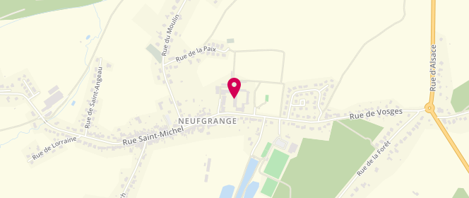 Plan de La Passerelle Neufgrange - périscolaire/extrascolaire, 2C Rue Saint Michel, 57910 Neufgrange
