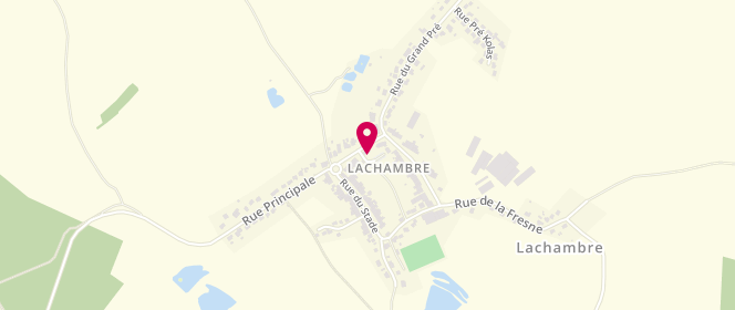 Plan de Mairie de Lachambre - périscolaire, 21 Rue Principale, 57730 Lachambre