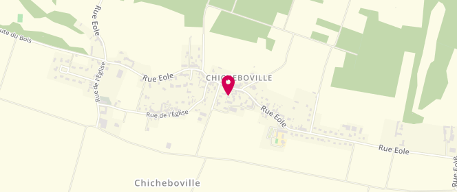 Plan de Accueil de loisirs la Ruche 1, 110 Rue Eole - Chicheboville, 14370 Moult-Chicheboville