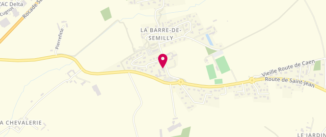 Plan de Accueil de loisirs de la Barre de Semilly, 8 Rue Hippolyte Gancel, 50810 La Barre-de-Semilly