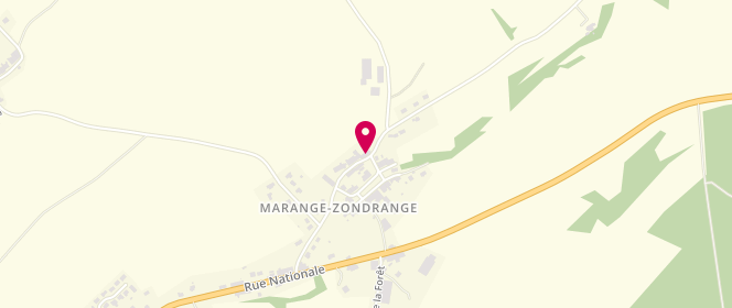 Plan de Mairie De Marange-Zondrange, 9 Rue de Hallering, 57690 Marange-Zondrange