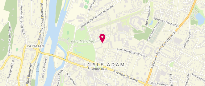 Plan de Accueil de loisirs Ado Balzac, 5 Rue de l'Abbé Breuil, 95290 L'Isle-Adam