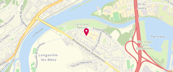Plan de Pep Lor'est Longeville-Lès-Metz - périscolaire, Rue du Beau Rivage, 57050 Longeville-lès-Metz