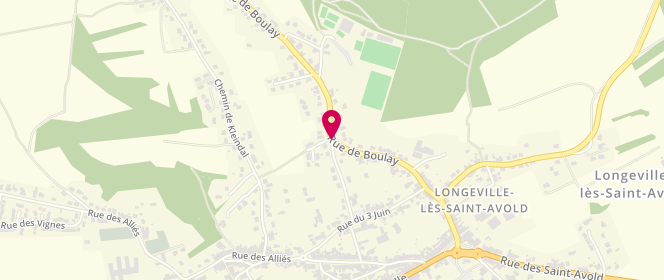 Plan de Asbh Longeville Les Saint-Avold - périscolaire/extrascolaire, 4 Rue Charles Muller, 57740 Longeville-lès-Saint-Avold