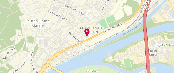 Plan de Mairie Ban-Saint-Martin - périscolaire/extrascolaire, 1 Avenue Henri Ii, 57050 Le Ban-Saint-Martin