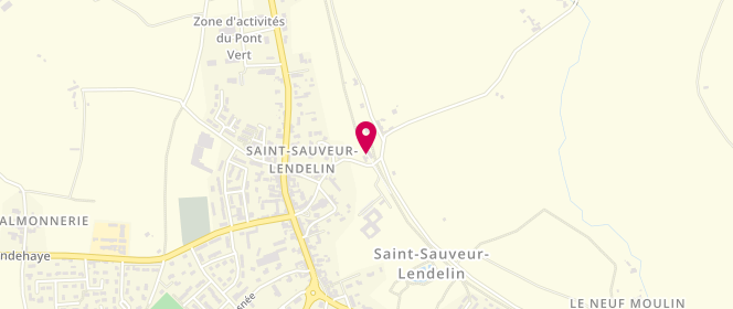 Plan de Accueil de loisirs de Saint Sauveur Villages, 9 Rue Blanche de Castille, 50490 Saint-Sauveur-Villages